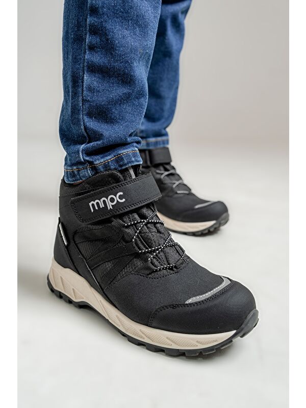 Erkek Çocuk Siyah Su Geçirmez Anatomik Günlük Bot - Görsel 3