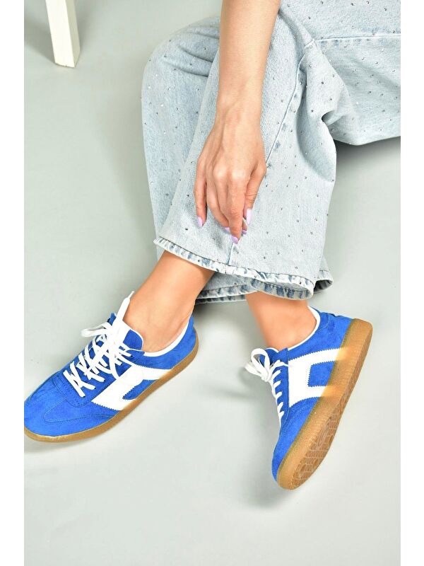 Saks Mavi Kadın Sneaker U6528573 - Görsel 2