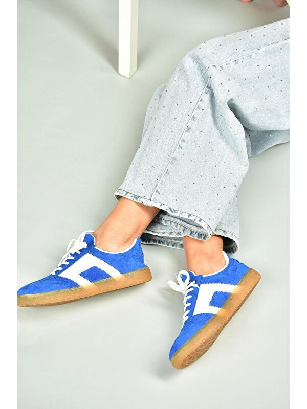 Saks Mavi Kadın Sneaker U6528573 - Görsel 3