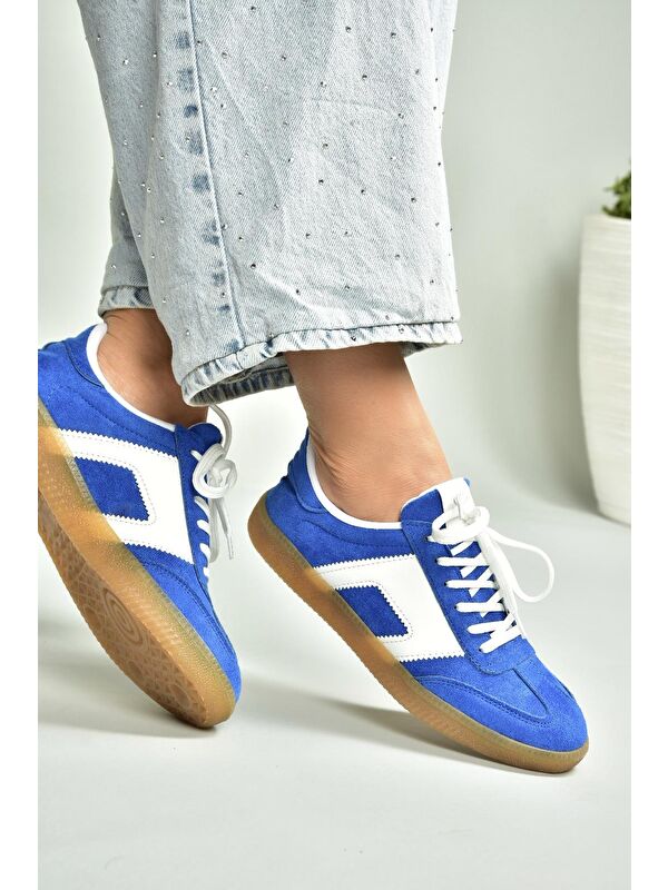 Saks Mavi Kadın Sneaker U6528573 - Görsel 5