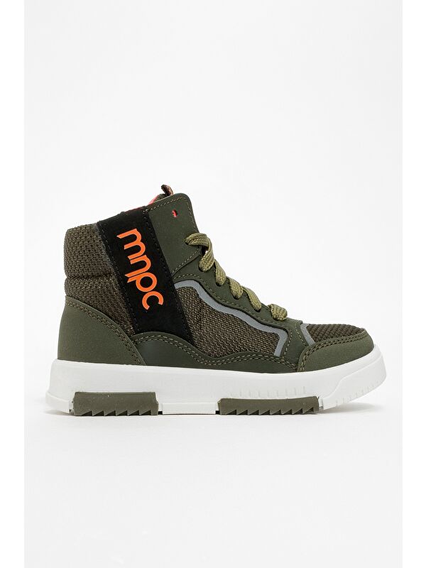 Erkek Çocuk Haki Suya Dayanıklı Anatomik Sneaker Günlük Bot - Görsel 5