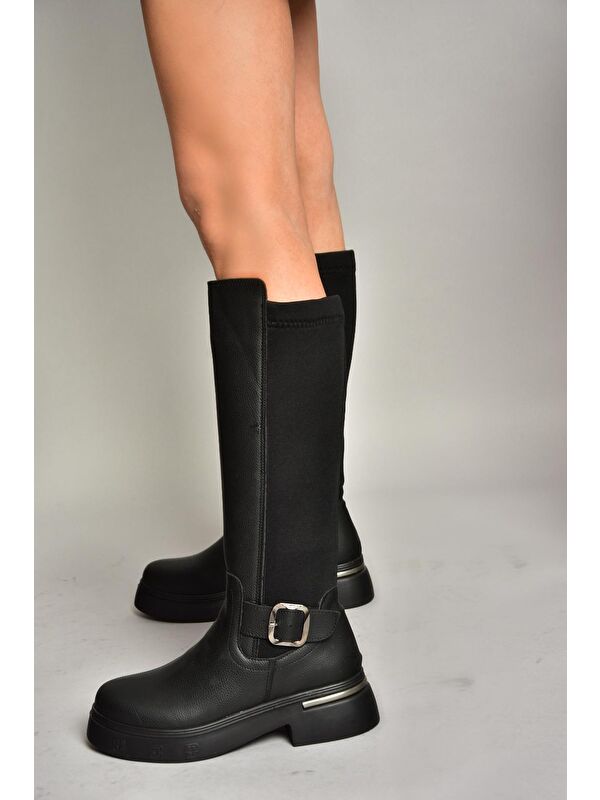T9963320 Siyah Kadın Çizme - Görsel 3
