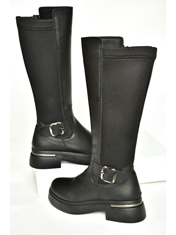 T9963320 Siyah Kadın Çizme - Görsel 5