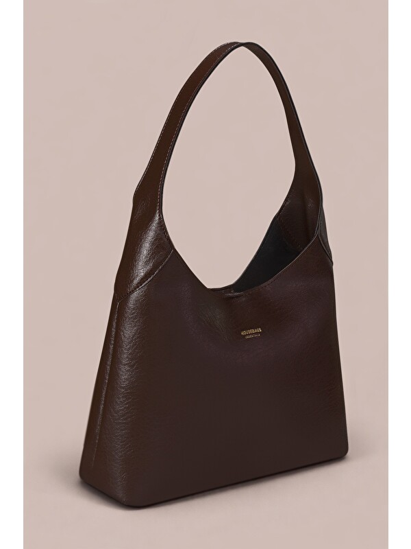 Housebags Hudson Omuz Çantası - Structured Siluet, Lacivert