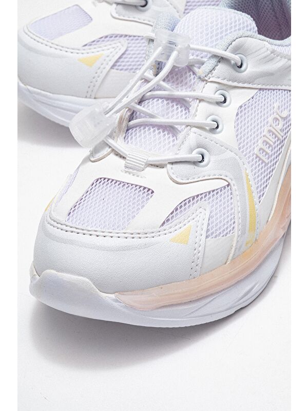 Kız Çocuk Beyaz Günlük Spor Ayakkabı - Görsel 3