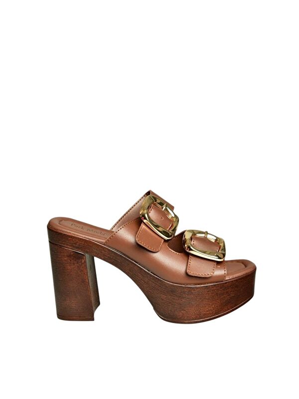 Kahverengi Kadın Terlik U8203766 - Görsel 7