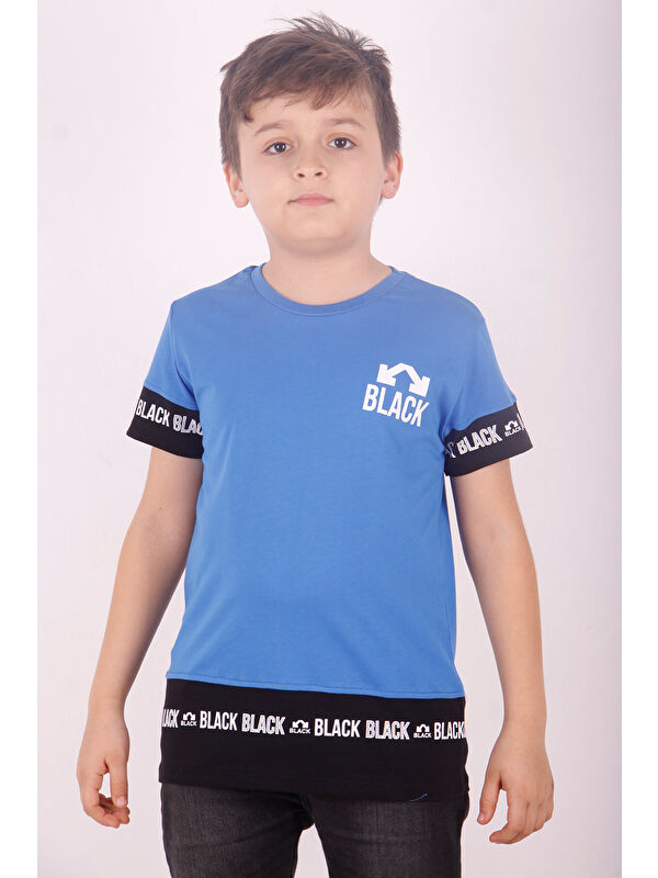 Toontoykids Erkek Çocuk BLACK Baskılı Tişört