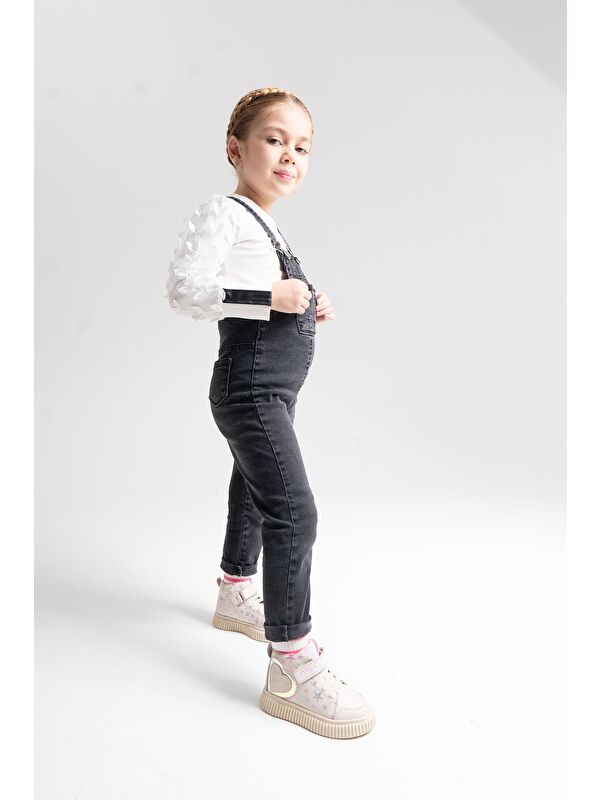 Kız Çocuk Bej Hakiki Deri Suya Dayanıklı Günlük Bot - Görsel 2