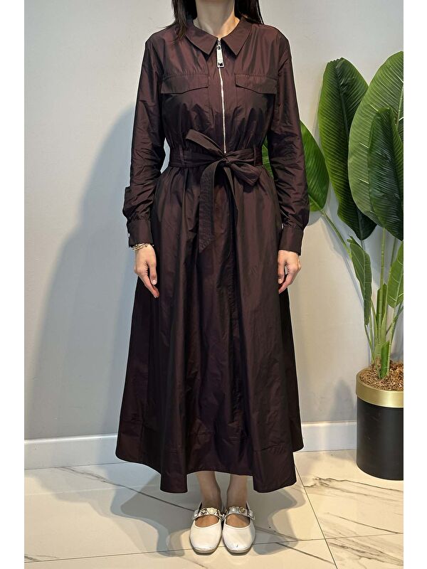 Remsa Missemramiss Sera Gömlek Elbise 5208 Bordo