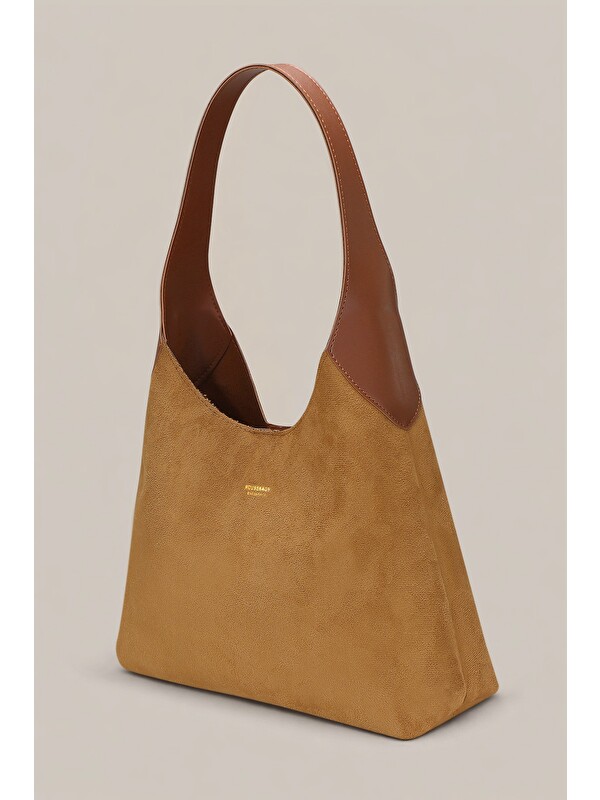 Housebags Hudson Omuz Çantası - Structured Siluet, Lacivert