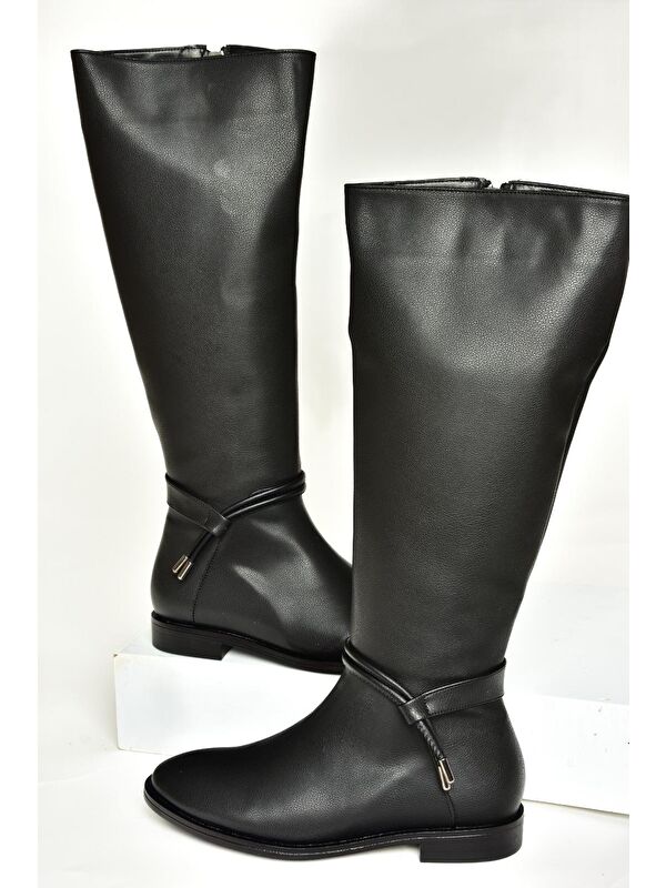 T8201091 Siyah Kadın Çizme - Görsel 3