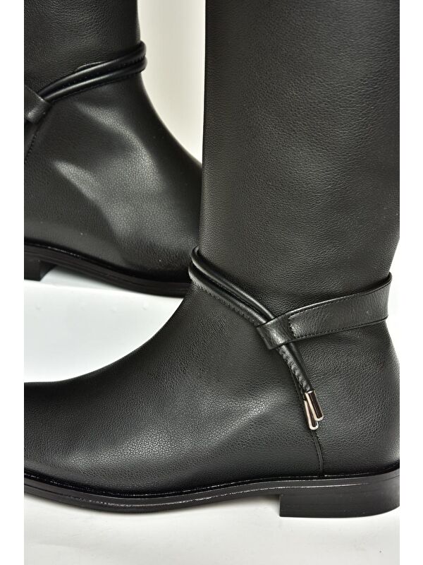 T8201091 Siyah Kadın Çizme - Görsel 4