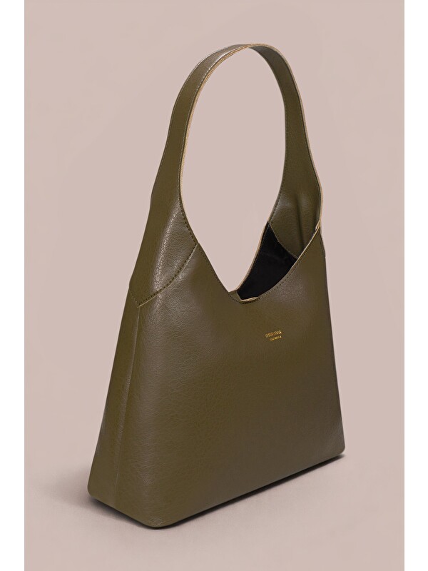 Housebags Hudson Omuz Çantası - Structured Siluet, Lacivert
