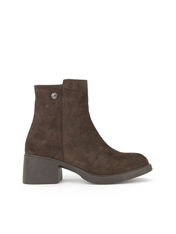 Kadın Hakiki Deri Bot 153359Z6212 Kahve - Görsel 2