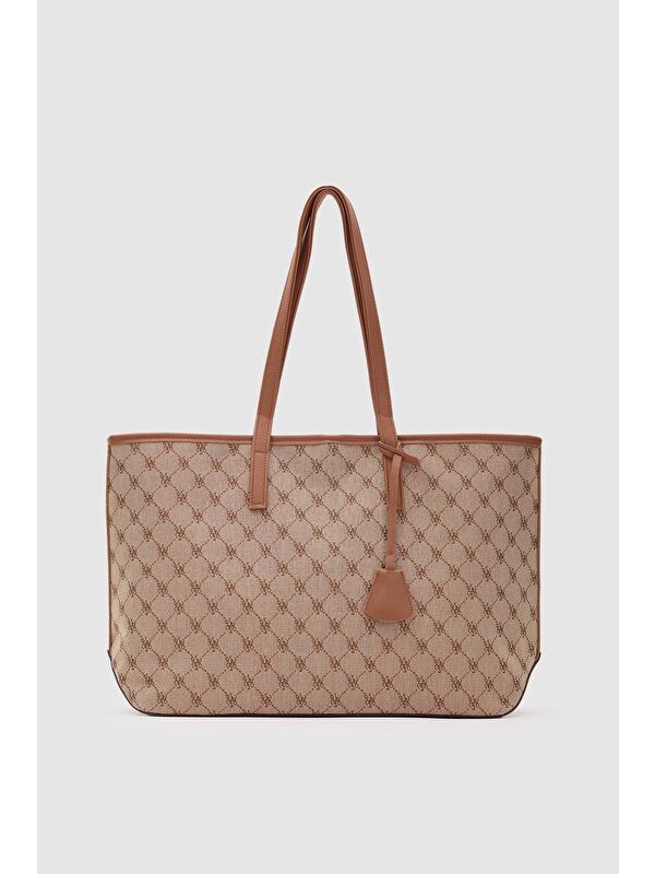 Shulebags Michelle Monogram Omuz Çantası Taba