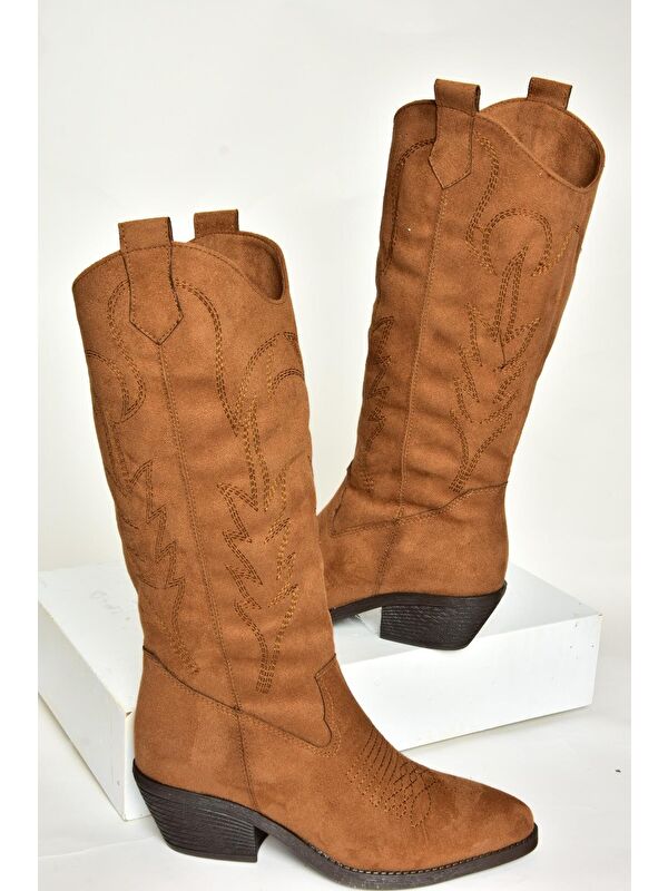 T4044012 Taba Kadın Çizme - Görsel 3