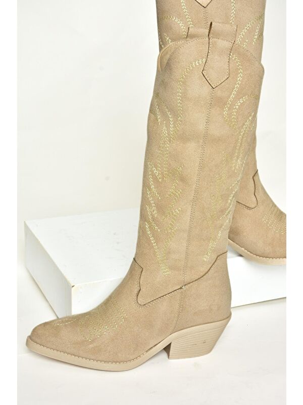 T4044012 Ten Kadın Çizme - Görsel 5