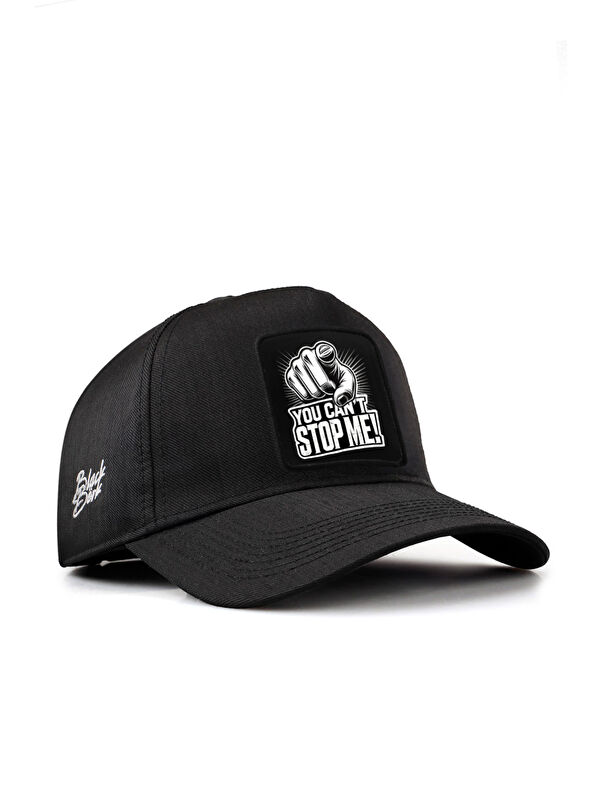 BlackBörk You Can't Stop Me Logolu Cordura Siyah Beyzbol Şapka