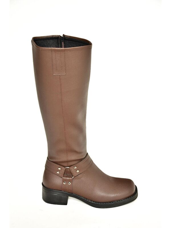 T4045500 Kahverengi Kadın Çizme - Görsel 4