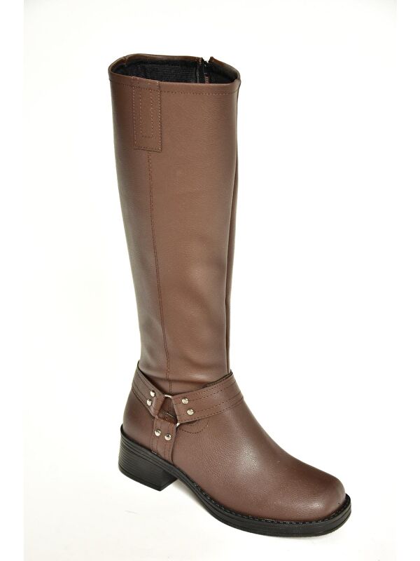 T4045500 Kahverengi Kadın Çizme - Görsel 5