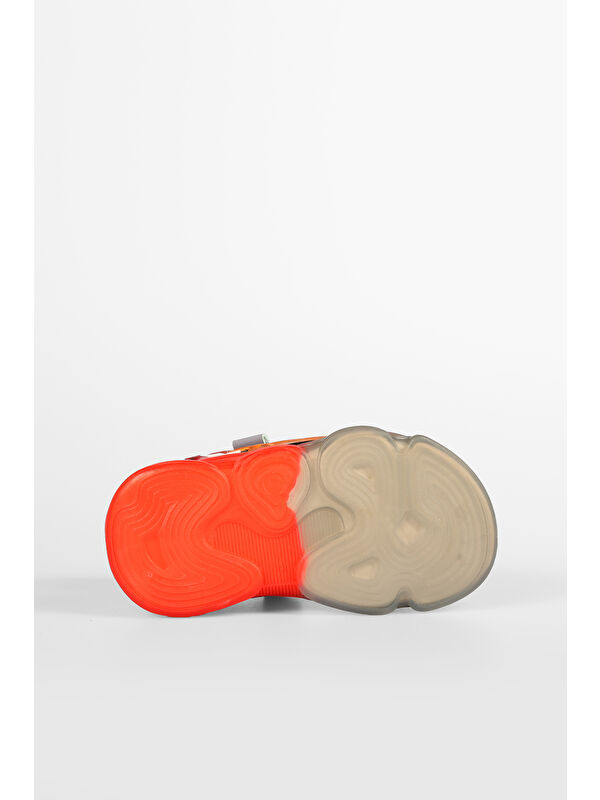 Jack Işıklı Erkek Okul Öncesi Gri Sandalet - Görsel 6