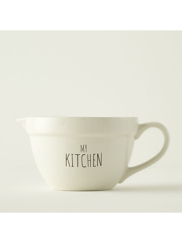 Bella Maison My Kitchen Stoneware Karıştırma Kasesi Beyaz (1700 cc)