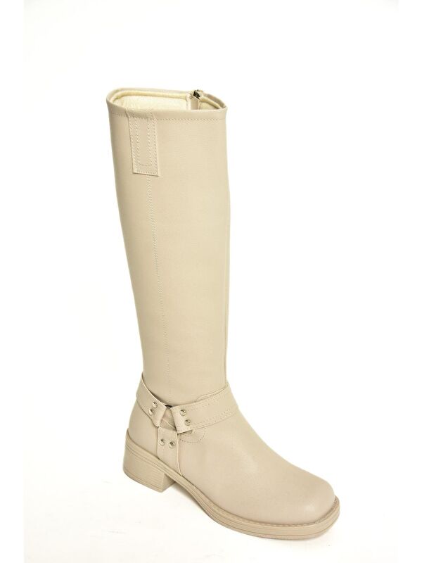 T4045500 Bej Kadın Çizme - Görsel 5
