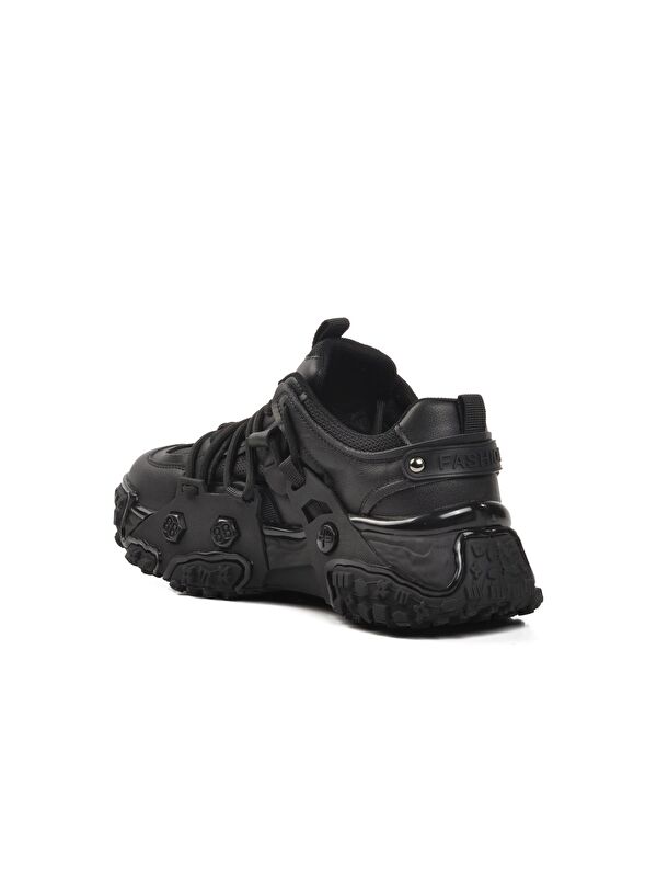 Siyah Kadın Sneaker 24Y382 - Görsel 5