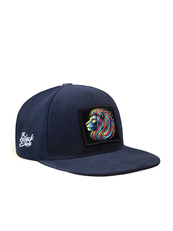 BlackBörk Hip Hop Kids Aslan Logolu Lacivert Çocuk Beyzbol Şapka