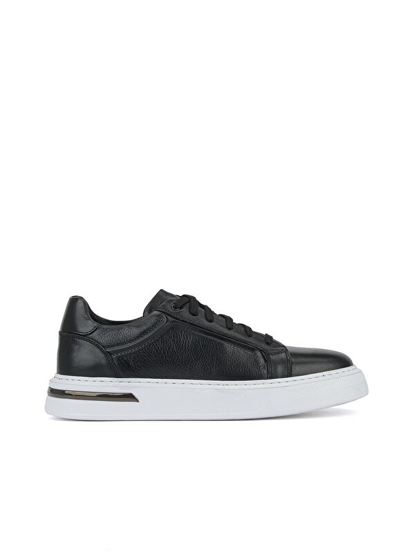 Ziya Ayakkabı Erkek Hakiki Deri Sneaker 1611026Z011 Siyah