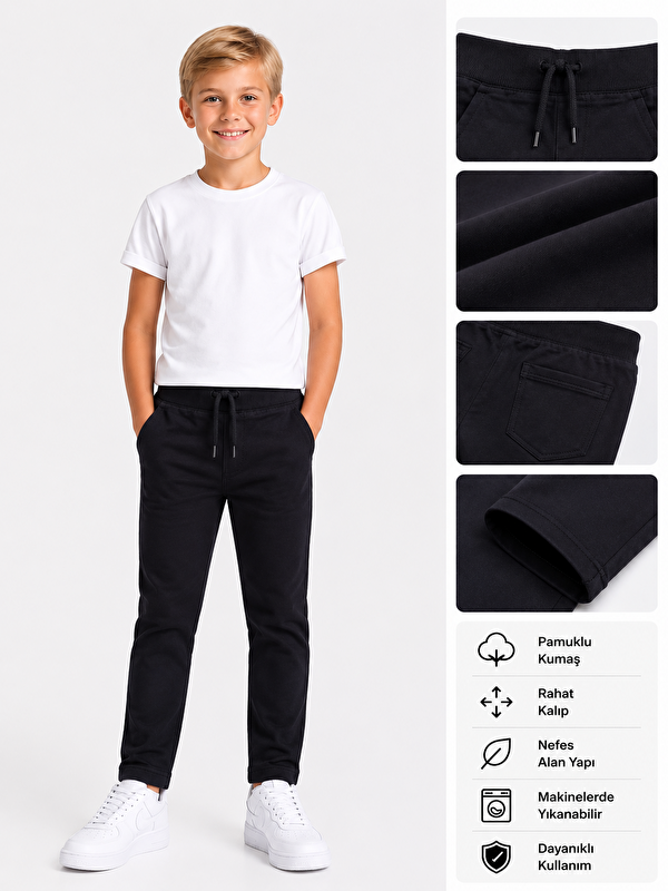 ajn Erkek Çocuk Okul Pantolonu Unisex