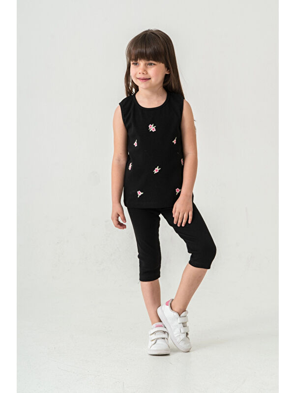 Myhanne Çiçek Nakışlı Kız Bebek Takım 50358