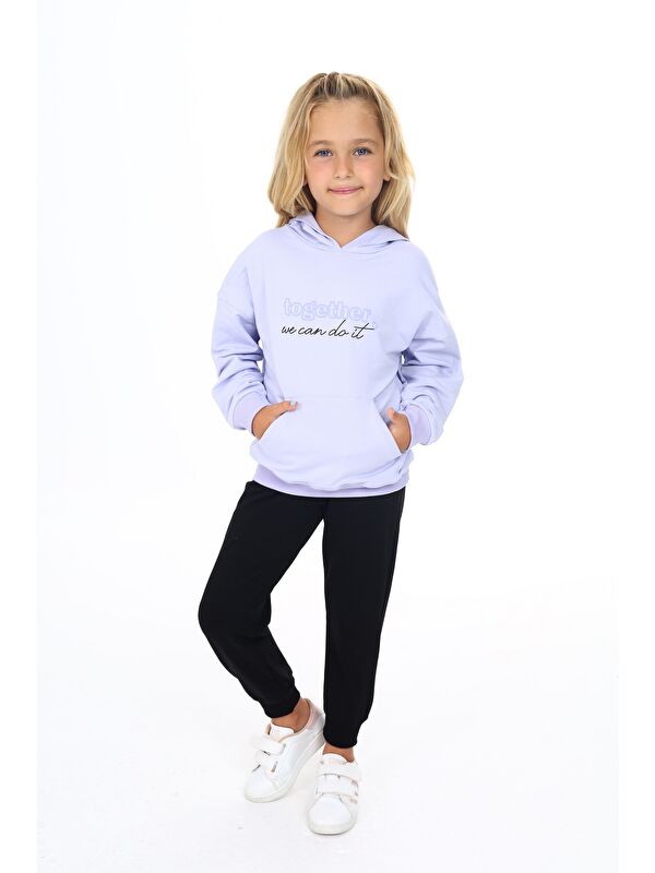Toontoykids Kız Çocuk Baskılı Eşofman Takım