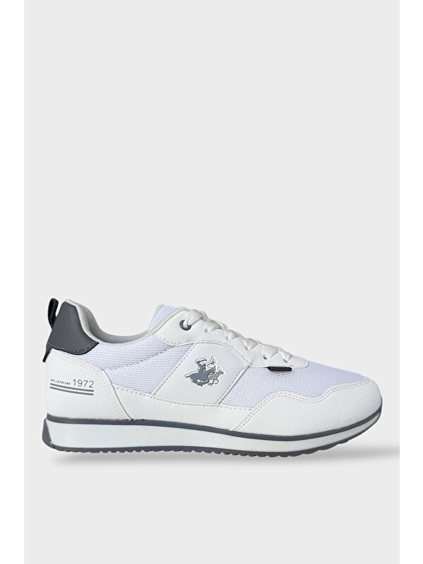 LİGER Erkek Ortopedik Günlük Airfile Sneaker Spor Ayakkabı Beyaz