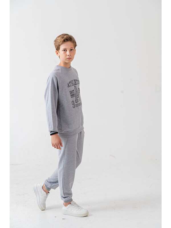 Mışıl Kids Athletic Baskılı Erkek Çocuk Alt Üst Eşofman Takımı