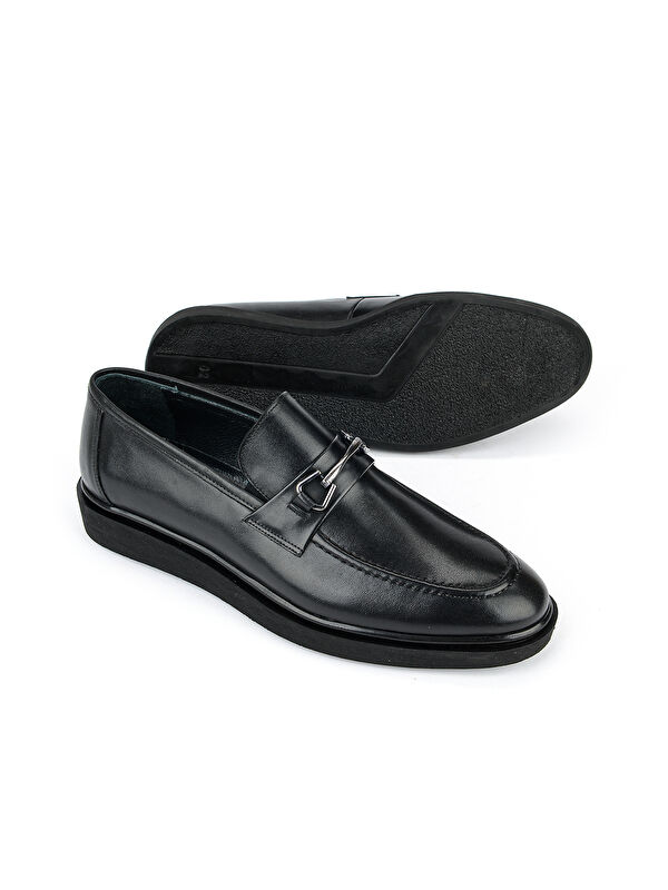 Ziya Ayakkabi Siyah Ziya Ayakkabi Hakiki Deri Erkek Klasik 161985Z1050