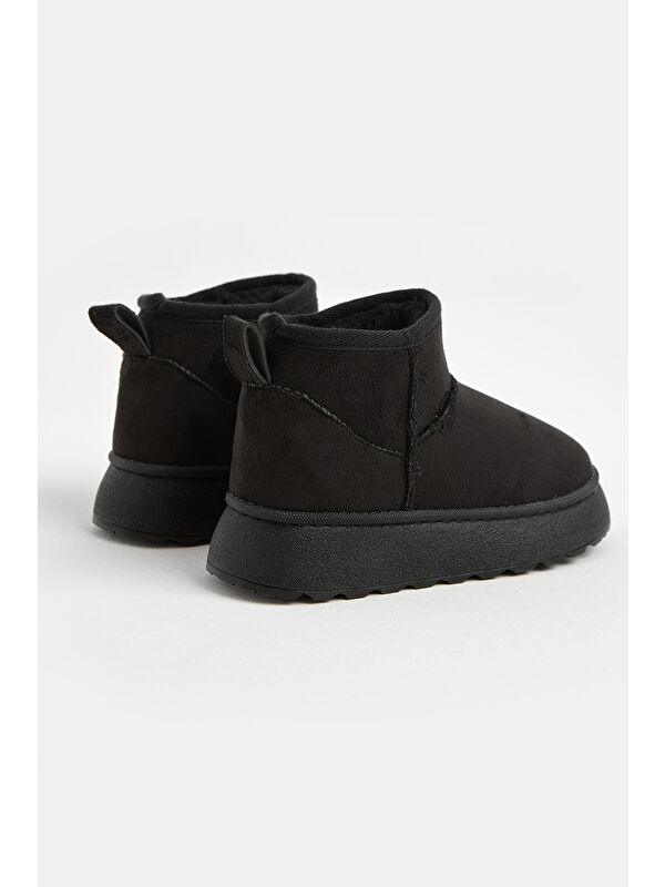 Tonny Black Gri Tonny Black Kalin Poli Çocuk Unisex Taban İçi Kürklü Süet Görünümlü Günlük Bot