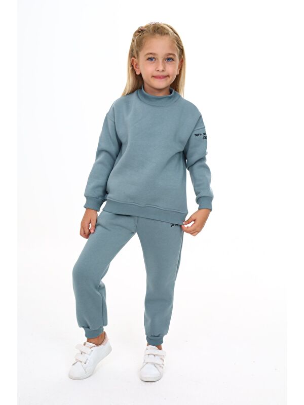 Toontoykids Kız Çocuk Nakışlı Eşofman Takım