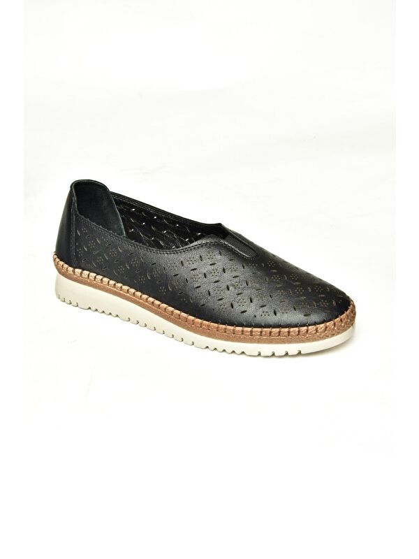 U5553002 Siyah Kadın Ayakkabı - Görsel 2