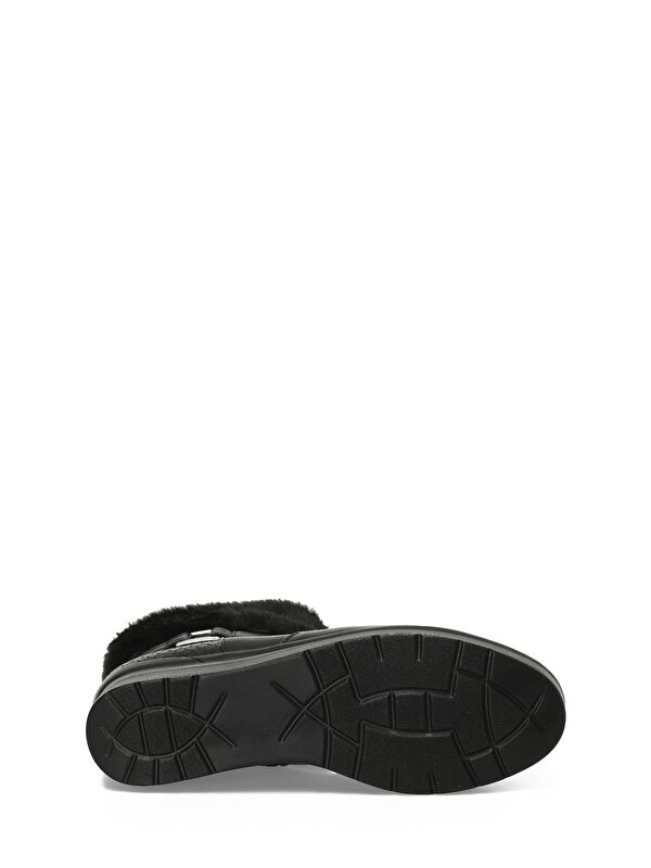 166605.Z4PR Siyah Kadın Dolgu Topuk Bot - Görsel 7