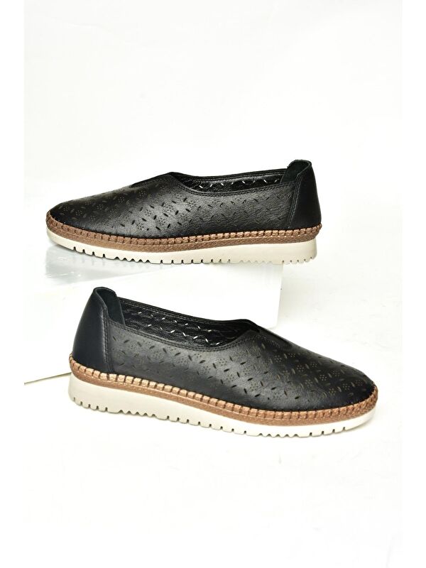 U5553002 Siyah Kadın Ayakkabı - Görsel 4