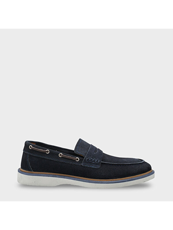 Capone Outfitters Danny Hakiki Deri Süet İçi Hakiki Deri Astarlı Erkek Loafer Ayakkabı
