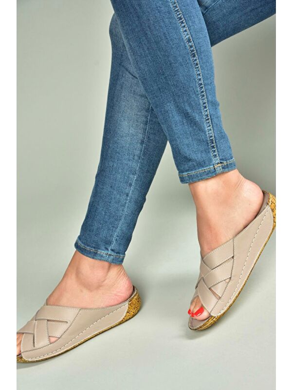 Vizon Kadın Terlik U5551234 - Görsel 4