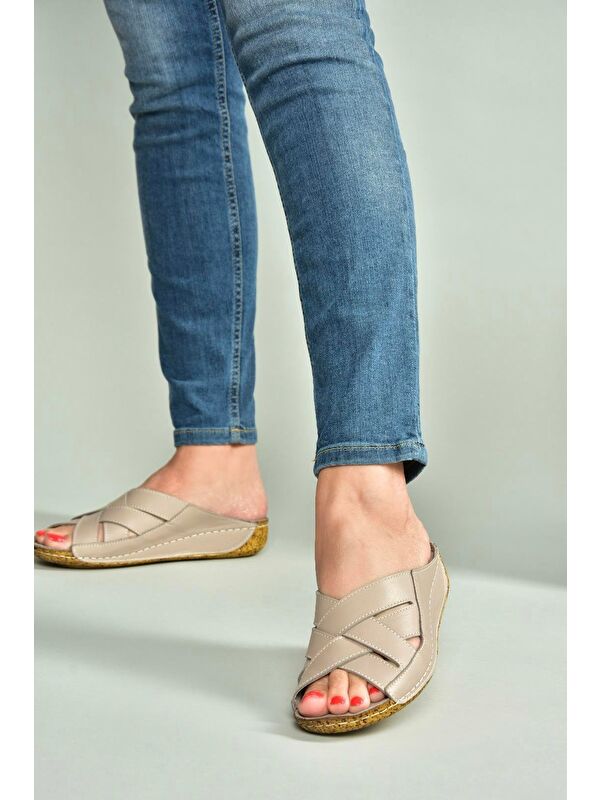 Vizon Kadın Terlik U5551234 - Görsel 6