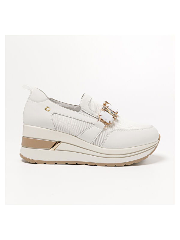 Donna Serena Kadın Sneaker 2L5548DM TOMAIA 5548DM Bianco Platino