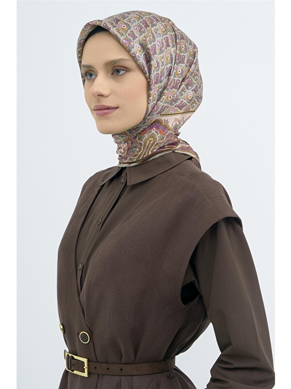 ARMİNE Saf İpek Twill Eşarp 9518D 32