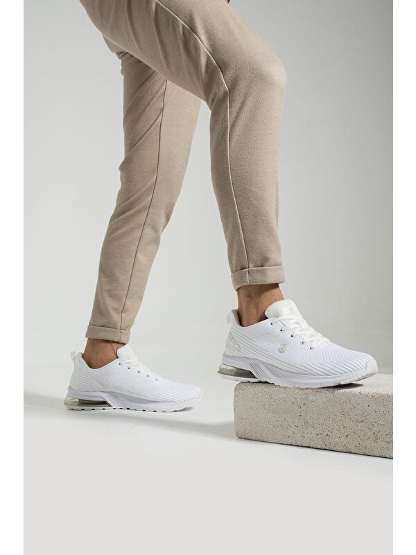 Elliot Beyaz Erkek Ayakkabı - Görsel 3