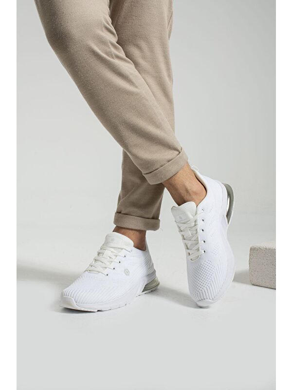 Elliot Beyaz Erkek Ayakkabı - Görsel 4