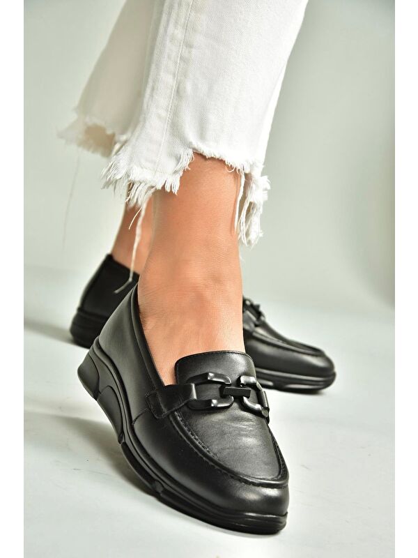 Siyah Kadın Ayakkabı T5550814 - Görsel 6