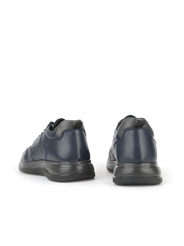 Erkek Hakiki Deri Ayakkabı 1531002Z2089 Lacivert - Görsel 4